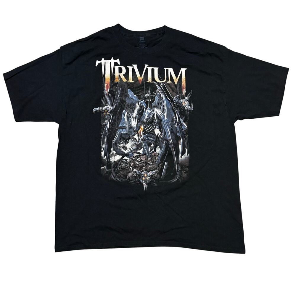 Trivium Through Blood & Dirt & Bone We Tour Concert T-Shirt 2015 Black Men's 2XL